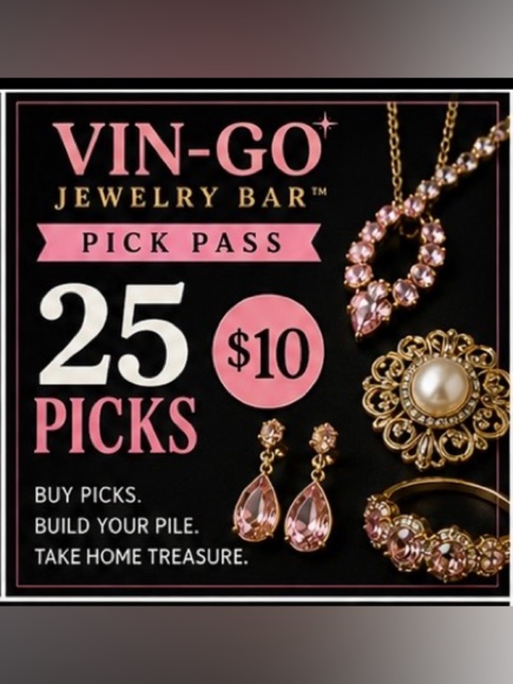 VIN-GO JEWELRY PICK PASS™ | 25 PICKS